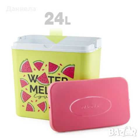 Хладилна кутия Atlantic 24L, пасивна, Диня, снимка 4 - Хладилни чанти - 50356215