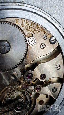 Настолен часовник ETERNA,барометър и термометър, снимка 7 - Антикварни и старинни предмети - 53906443