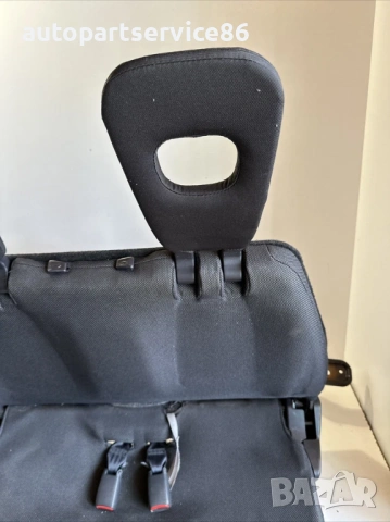 Задна седалка черна двойна трети ред за Peugeot 4007 2.2 HDI (2009), снимка 2 - Части - 53656202