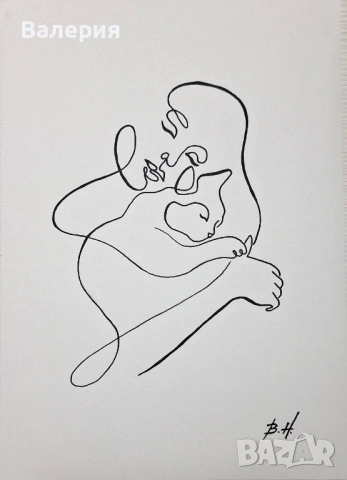 Минималистични рисунки, снимка 12 - Картини - 54072174