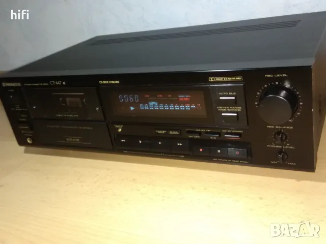 Двуглав касетен дек Pioneer CT-447, снимка 3 - Декове - 48825455