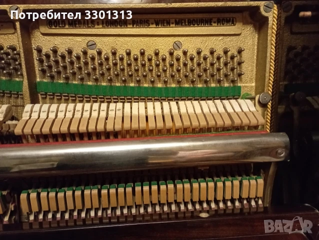 Акустично пиано R''osler,в добро състояние,всички клавиши работят., снимка 8 - Пиана - 50921267