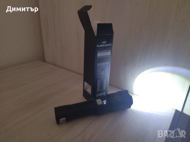 Мощен LED фенер !!!, снимка 2 - Лед осветление - 52624419