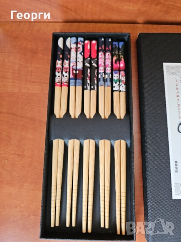 Бамбукови пръчки, снимка 2 - Прибори за хранене, готвене и сервиране - 53745754