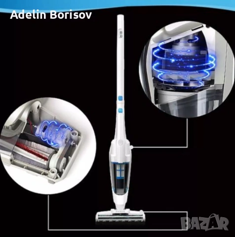 Прахосмукачка за под и мебели с хепа филтър, снимка 6 - Прахосмукачки - 53517552