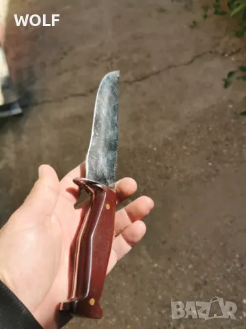 Български ръчна изработка със текстолитена дръжка , снимка 4 - Ножове - 50425008