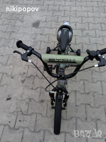 BYOX Велосипед 16" MONSTER зелен, снимка 6 - Велосипеди - 53558726