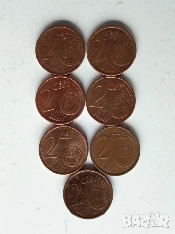 2 евро цента от различни години и държави, снимка 9 - Нумизматика и бонистика - 53211764