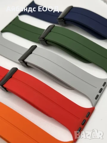 Силиконови каишки с магнит за Apple Watch ULTRA/SE/10/9/8/7/6/5/4, снимка 5 - Каишки за часовници - 49456962