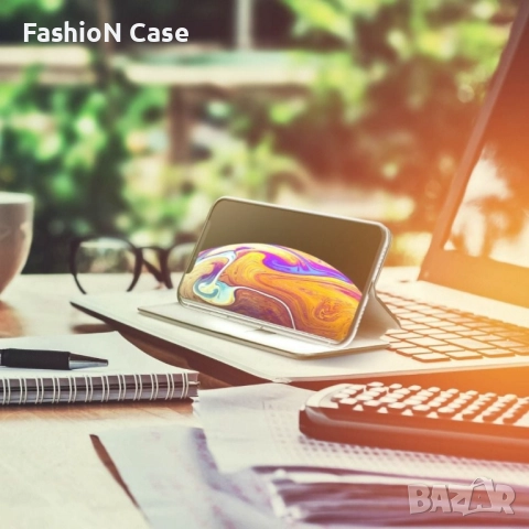 Realme C33 Черен Кожен калъф тип тефтер, снимка 3 - Калъфи, кейсове - 52453420