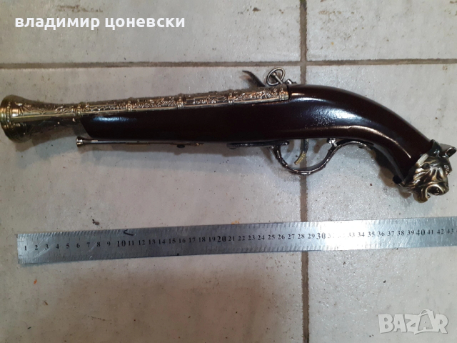 красив кремъчен пистолет,пищов,оръжие, снимка 6 - Колекции - 53603344