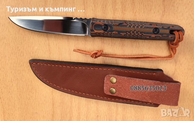 Малък ловен нож / ръчна изработка /, снимка 3 - Ножове - 52189401