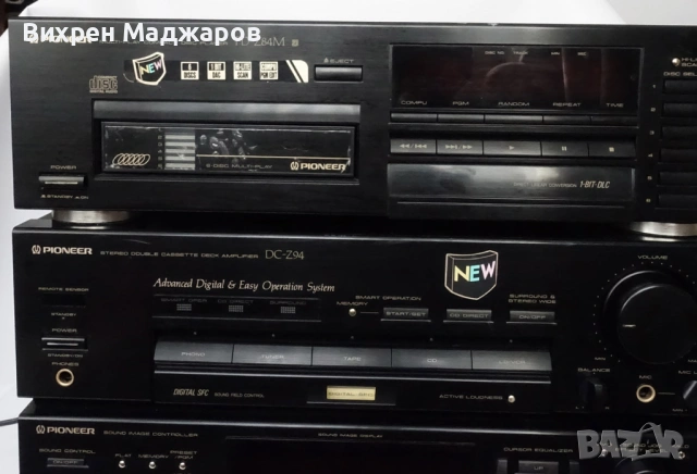 Pioneer Vintage Hi‑Fi Комплект – Усилвател, 6‑дисков CD, Equalizer, Двоен Дек (Япония), снимка 3 - Ресийвъри, усилватели, смесителни пултове - 54196462