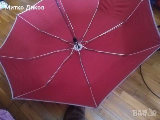 Долче Грималди женски марков чадър сгъваем с калъвче, снимка 7 - Други - 44978205