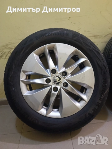 Джанти с гуми за skoda octavia IV 205 /60 /16 , снимка 4 - Гуми и джанти - 53695300