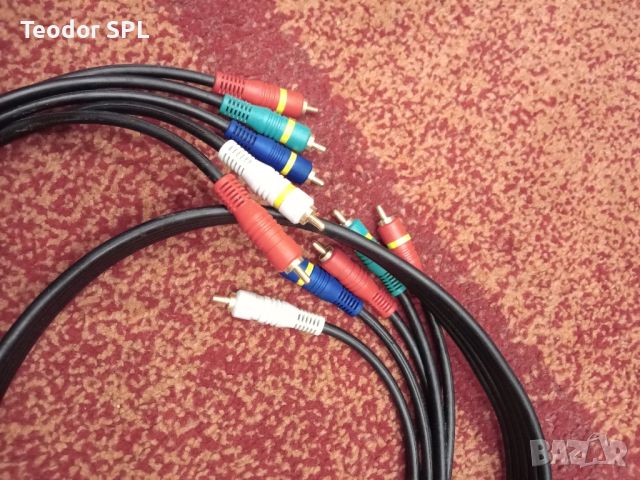 5ца чинчов кабел  1.5 метра , снимка 5 - Аудиосистеми - 45426692