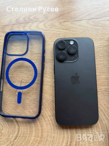 apple iphone 16 pro 256gb black titanium смарт телефон 750евро - с документи за покупка от 01,08,25г, снимка 2 - Apple iPhone - 53492012