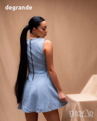 Сладка дънкова рокля, снимка 3 - Рокли - 51536668