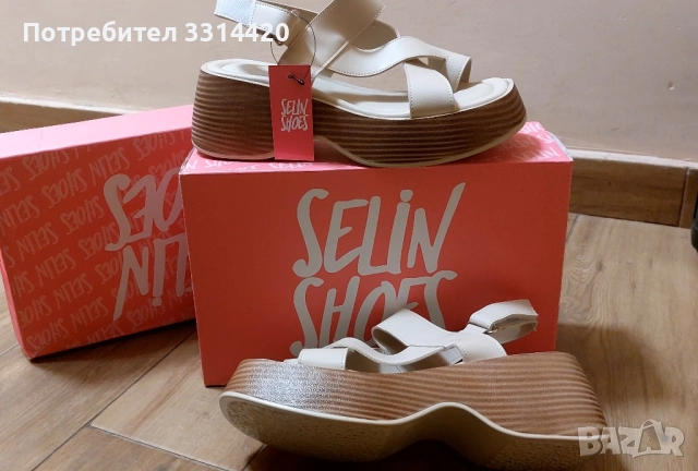 леки и комфортни сандали на платформа 39 , снимка 4 - Сандали - 52283756