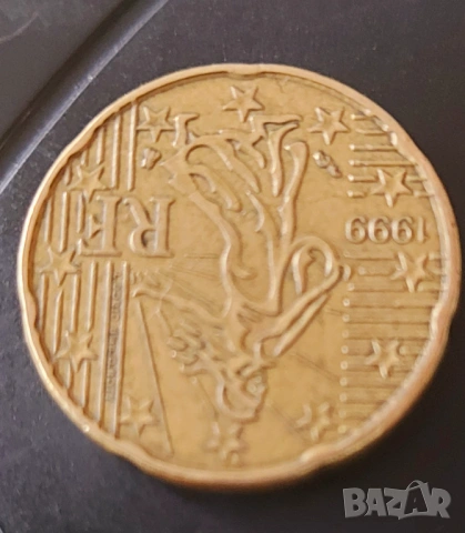 20 евроцента Франция , снимка 3 - Нумизматика и бонистика - 54034011