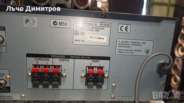 SONY STR-DE585, снимка 4 - Ресийвъри, усилватели, смесителни пултове - 46674705