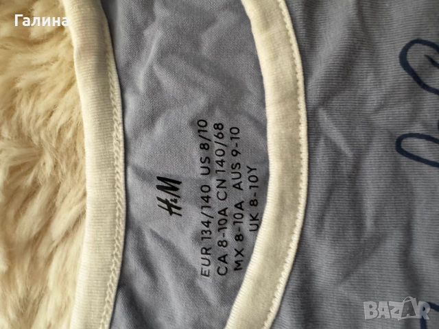 H&M тениска “Auckland College League”, размер 134/140, снимка 2 - Детски тениски и потници - 52434325