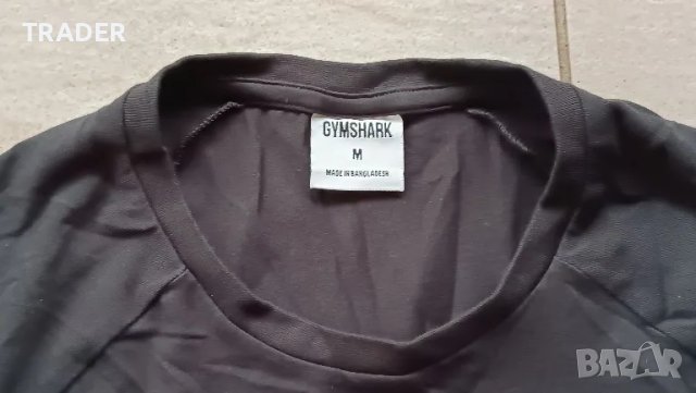 Черна тениска с къс ръкав GYMSHARK, снимка 3 - Тениски - 39823180