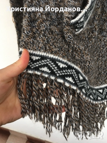 100% алпака/лама суичър с качулка, снимка 4 - Суичъри - 52495823