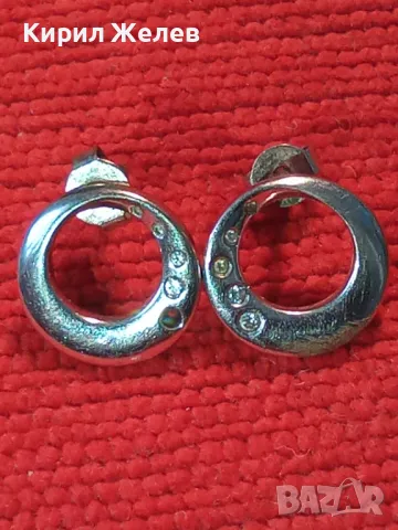 КРАСИВИ ФЕШЪН АРТ СРЕБЪРНИ ОБЕЦИ РОДИРАНО СРЕБРО 925 с ИНКРУСТИРАНИ МИНИАТЮРНИ ЦИРКОНИ 48570, снимка 9 - Обеци - 48938400