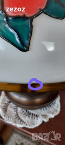 Лампа винтидж голяма, снимка 7 - Лампи за таван - 53562762