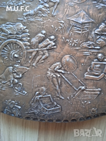 Япония бронзова скулптура 19век.Уникална, снимка 2 - Антикварни и старинни предмети - 52855526