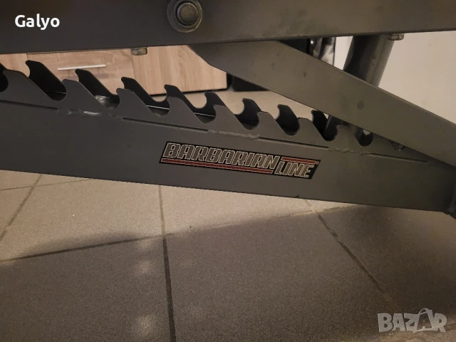 Barbarian line професионална двустранно повдигаща се фитнес пейка, снимка 6 - Фитнес уреди - 50788523