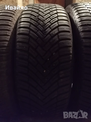 Продавам 4 броя Зимни гуми 205.55.16 на 1 сезон дот 2022 Контентал , снимка 2 - Гуми и джанти - 53332195