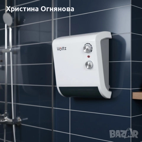 Отоплителна печка за баня Voltz OV51970J – 2000W, вентилатор, водоустойчива