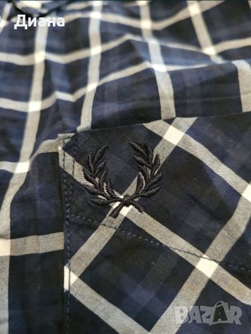 Оригинална мъжка риза Fred Perry, снимка 1 - Ризи - 45928690