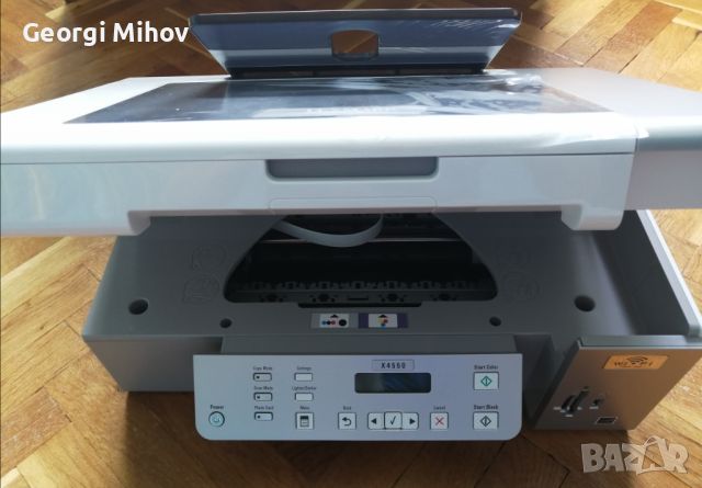 LexMark X4550, цветен мастилен принтер/копир/скенер, WiFi   !!!НОВ!!!, снимка 5 - Принтери, копири, скенери - 45978863