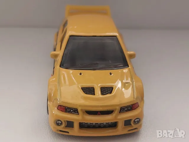 метална колекционерска количка Mitsubishi lancer evolution vi hot wheels , снимка 2 - Колекции - 48351880