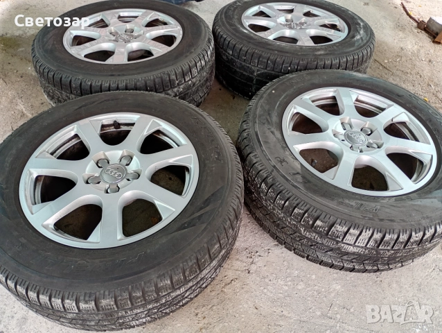 Оригинални джанти Ауди 17 цола 5/112 ЕТ 39 J8/  66.5, снимка 3 - Гуми и джанти - 52375112