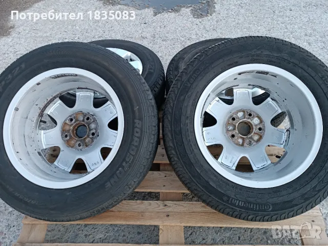 Лети джанти 16ки 5х120 VW Transporter T5/T6 + летни гуми 215/65/16 C, снимка 9 - Гуми и джанти - 46856842