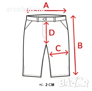 Мъжки къси дънкови панталони , снимка 4 - Къси панталони - 50668500