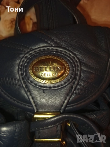 BELLINI DELUXE Оригинал Нова Кожена Дамска Раница , снимка 6 - Раници - 52418743