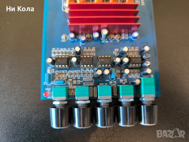 Усилвател TPA3116 2.1 stereo + subwoofer, снимка 3 - Ресийвъри, усилватели, смесителни пултове - 49957778