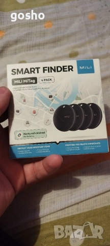 Тракери HD-P16 Apple и Google Tracker Черен