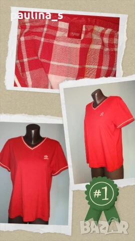 Три различни броя / Маркова блуза тип тениска "Tom Taylor", "Veintodonna" и "Esprit" , снимка 13 - Тениски - 25836605