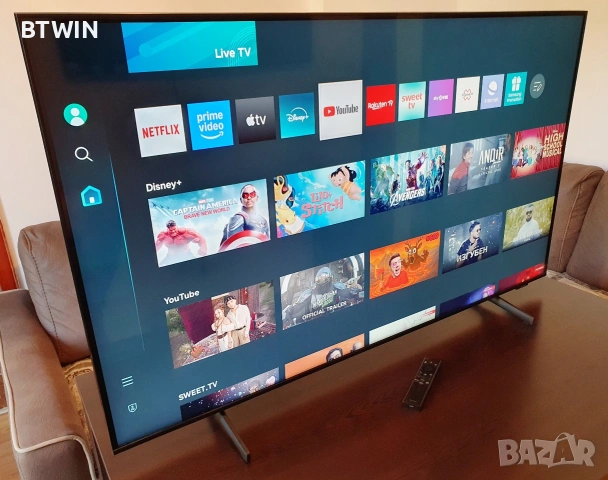 Телевизор - Samsung 50 ИНЧА - Smart - 4K Ultra HD - Ultra Slim - LED !, снимка 10 - Телевизори - 53803503