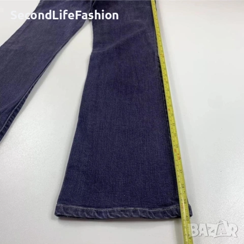 Дамски дънки Levi’s Strauss Straight Signature с цип, размер 28, сини Levis, снимка 8 - Дънки - 53349629