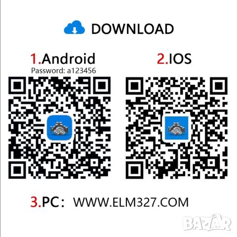 Мини OBDII EOBD диагностичен скенер ELM327 V1.5 с Bluetooth 4.0 за IOS/Android/PC, снимка 6 - Аксесоари и консумативи - 46310699