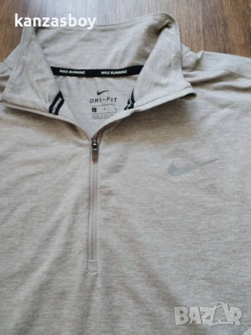 Nike Element Half Zip Reflective Running Top - страхотна дамска блуза Л, снимка 2 - Блузи с дълъг ръкав и пуловери - 50899282