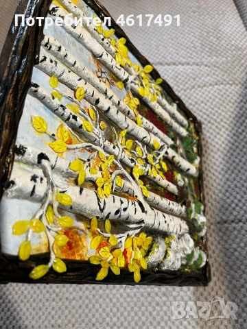 3D Горска брезова картина 🖼️🪾🌳🍂, снимка 8 - Картини - 53052983