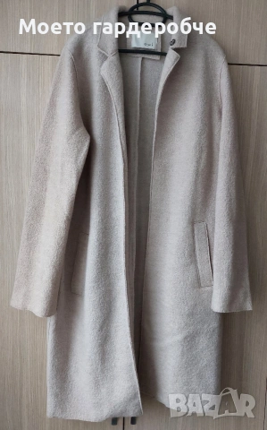 Дамска дълга жилетка тип палто, без закопчаване